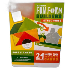 Kids Learning Toy Magnetic Tangram Puzzle Playset STEM Ages 5+